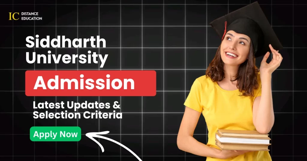 Siddharth University admission
