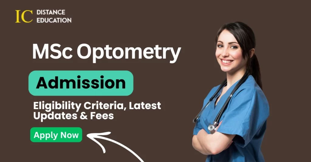 MSc Optometry Admission